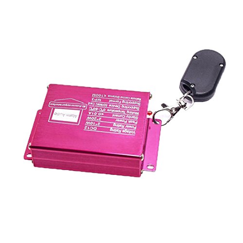 Image of Wireless Remote Control Motorcycle MP3 Player, Anti Theft Alarm System With FM MP3 Sound 2 Speakers,Remote