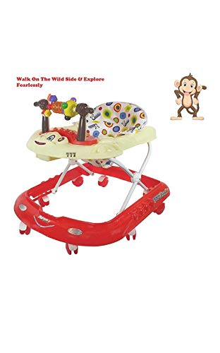 Royal Toys Baby Walker with Light and Music, Adjustable Height,Rocker,Stopper,Push Handle Bar,Fun Toys and Activities for Babies and Child