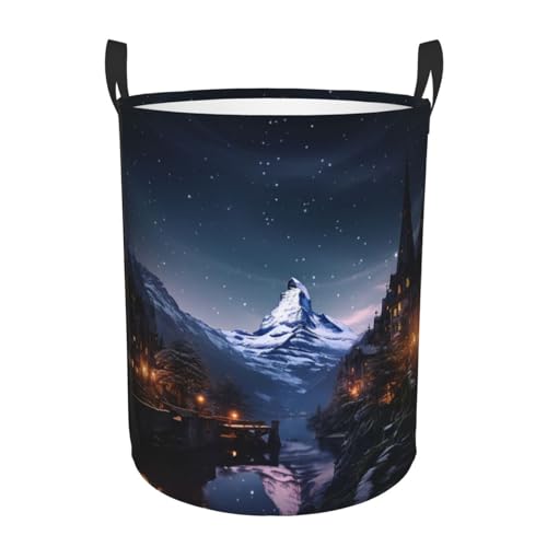 Cesto Para Ropa Sucia 60L, Vista Nocturna Cestos Lavado Con Asa Gran Capacidad Cesto Para La Colada, Para Dormitorio, Juguetes, Salon