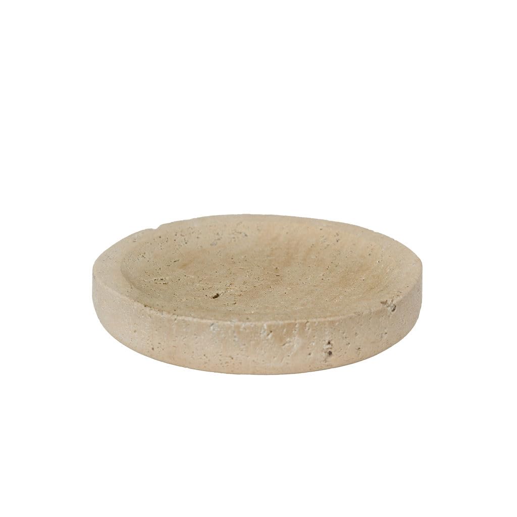 Arthur Cameron – Travertine Trivet – Minimalist Stockholm-Style Room Décor, Elegant Desk Accessory & Thoughtful Gift for Her