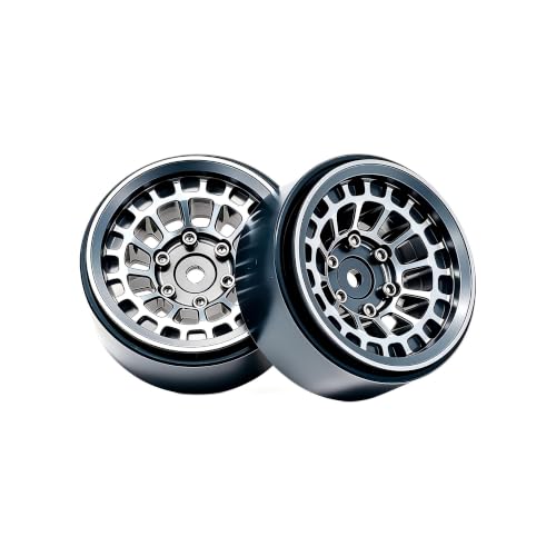 Durable 1.3 Inch Aluminum Alloy Beadlock Wheel Rims for 1/18 1/24 RC Cars Titanium - Image 4
