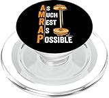 Tanto Descanso como Sea Posible AMRAP Acrónimo Divertido PopSockets PopGrip para MagSafe