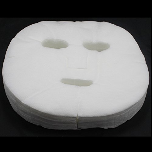 Baisidai 100/200/300 PCS Lady Nonwoven DIY Facial Mask Face Masks Paper Cotton SPA Salon Tool (300)