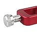 IORMAN DIN Valve Scuba Adapter 4500psi High Pressure PCP Paintball HPA Tank Fill Station (Stainless Steel Braided-Red)