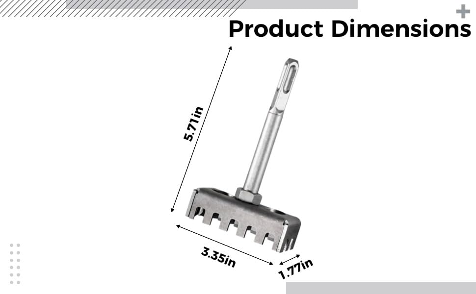 Perforatrice carrée acier trempé type 86 pour découpe murale sans dégâts - 7
