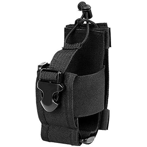 Molle Radiohalter Walkie Talkie, Walkie Talkie Halterm, Taktische Interphone-Tasche, für Cs-Ausrüstung, Wandern Im Freien, Fielf-Training, Klettern, Radfahren Cover