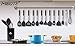 MIBOTE Silicone Kitchen Utensils Set, Cooking Utensils Set with Heat Resistant BPA-Free Silicone and Stainless Steel Handle Kitchen Tools Set (Black)