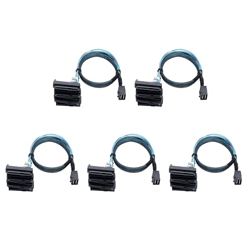 Câble Mini SAS SFF-8643 vers 4X29Pin SFF-8482 évite la perte de données