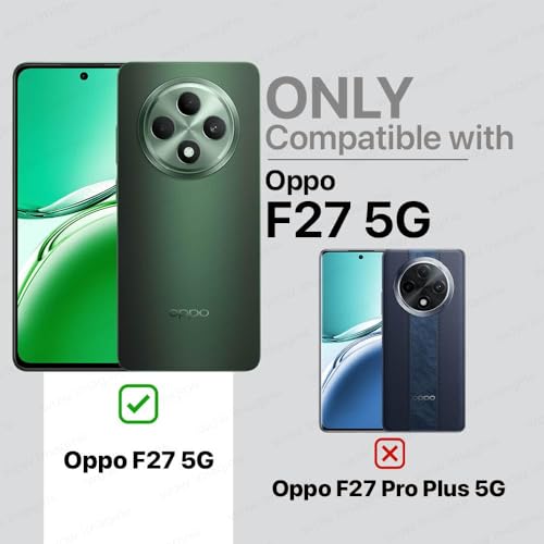 Image of AIBEX Compatible for Oppo F27 5G Flip Cover Leather Finish with Magnatic Closure | Inside TPU with Card Pockets | Wallet Stand | Complete Protection Flip Case -Blue