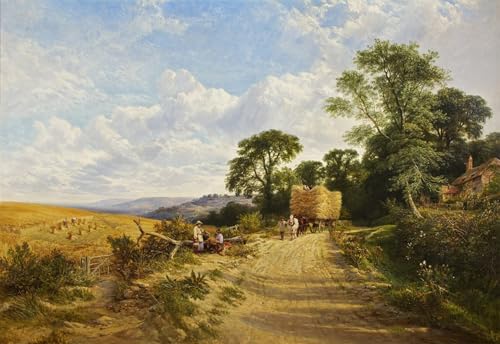 Art mural paysage vintage affiche George Vicat Cole grand format décoration murale salon 60x90