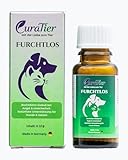 CuraTier Furchtlos – Bachblüten Globuli für Hunde & Katzen – Beruhigung bei Angst, Stress & Unsicherheit – 12 g