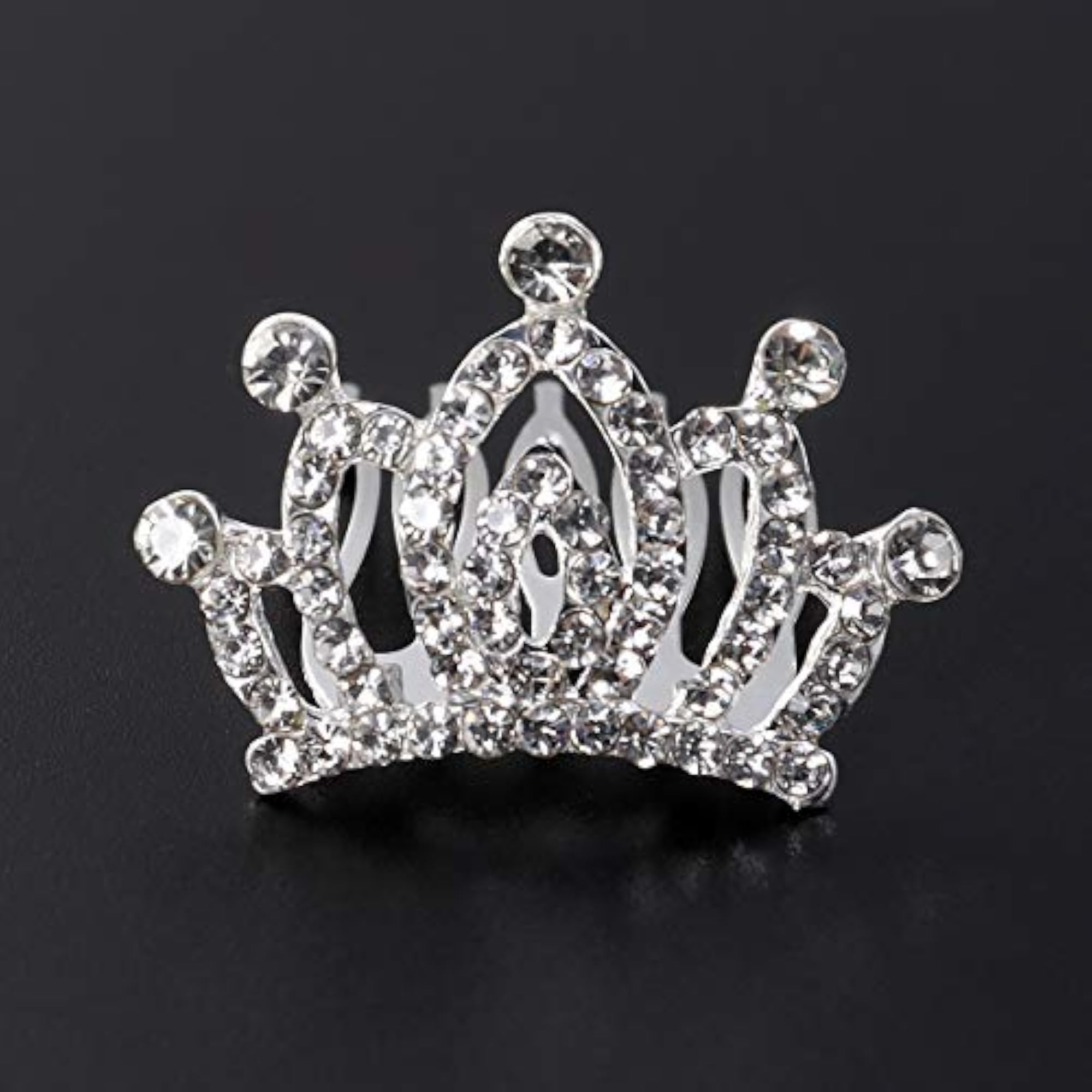 12pcs Mini Tiara Crown Hair Comb Wedding Party Accessories