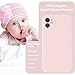 Vooii Compatible with iPhone 11 Case, Upgraded Liquid Silicone with [Flat Edges] [Camera Protection] [Soft Anti-Scratch Microfiber Lining] Phone Case for iPhone 11 6.1 inch - Chalk Pink