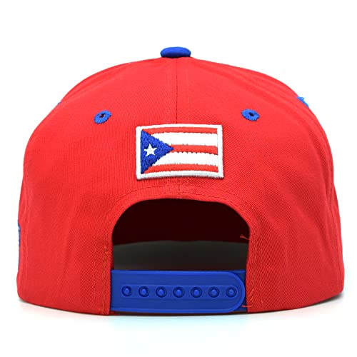 Gorra Snapback Puerto Rico Cotton Roja Talla M-L miniatura 3