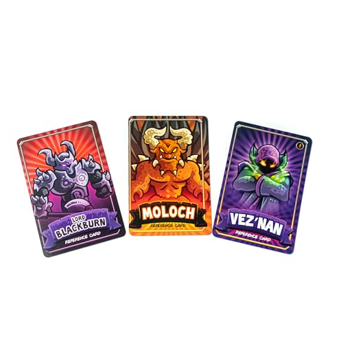 Kingdom Rush: Rift in Time - Vez'nan vs Moloch Board Game Expansion - Epic Battle of The Sorcerers! Cooperative Strategy Game, Ages 12+, 1-4 Players, 60-90 Minute Playtime, Made by Lucky Duck Games
