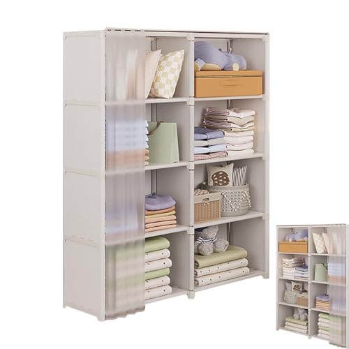 Garde-robe portable anti-poussière pour organiser les petits espaces