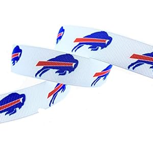 5 yards Bills ribbon grosgrain football decorations.