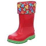 Marke: Romika Romika Unisex-Kinder Big Heart Gummistiefel, Mehrfarbig (Rot-Kombi 401 401)