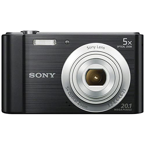 Sony Cyber-Shot Dsc-W800 Digital Camera (Black) (Dscw800/B) + Np-Bn1 Battery + Case + Charger + 64Gb Card + Card Reader + Corel Software + Flextripod + Micro Usb Cable + Memorywallet + More (Renewed) #TOP2