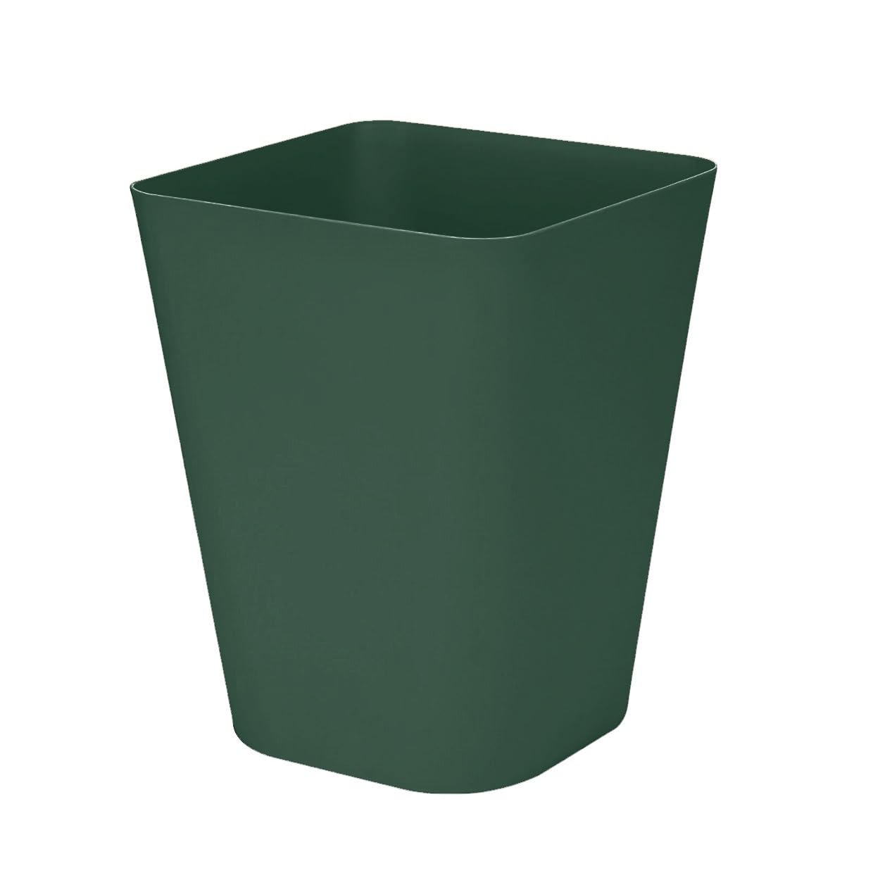 Sinoba Papiermand 6102 vuilnisemmer afvalemmer papieremmer kunststof ideaal voor kinderkamer kantoor keuken hoogte: 29 cm; inhoud: 12 l (Groen