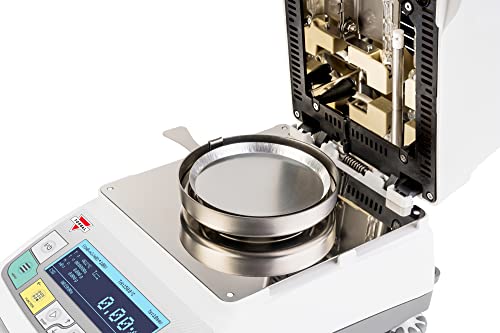 Torbal Ats120 Moisture Analyzer, 0.01% Readability, 160C, 120G X 0.001G, Backlit Graphical Lcd Display, Usb Interface, Compact Design, 4 Drying Modes #TOP1