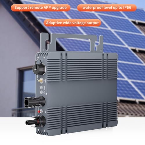 Solar Grid Micro Wechselrichter 200W MPPT Intelligent App Control Einphase IP66 Water Proof Aluminium-Legierung mit Transformator-Design für Sicherheit En IEC61000-3-2 Konform