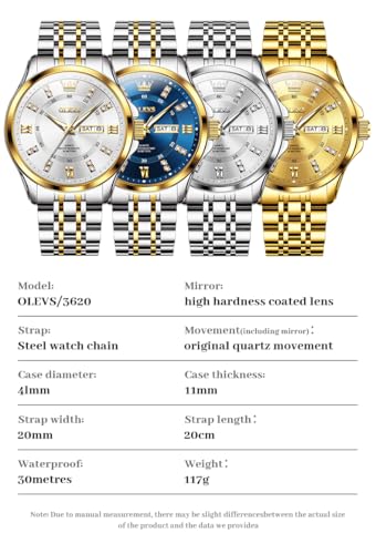 Image of OLEVS Men Leather Watches Black Ultra Thin 6.5mm Minimalist Dress Fashion Simple Casual Waterproof Date Watch for Men
