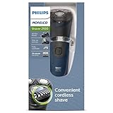 Philips Norelco Men's Electric Shaver 2100, Black, Flex & Float System, Rechargeable, 4D Contouring, ComfortCut Blades, Lithium-Ion Battery, 35 Min Runtime, 2-Year Warranty