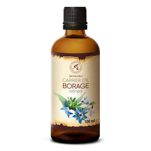 Aceite de Semilla de Borraja 100ml - Borago Officinalis Seed Oil - 100% Puro y Natural - Grandes Beneficios para la Piel - Cabello - Cara - Cuidado del Cuerpo - Botella de Vidrio