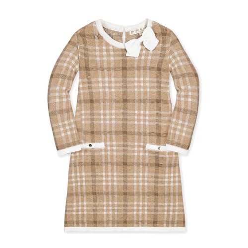 Image of Hope & Henry Girls' Milano Tipped Sweater Dress