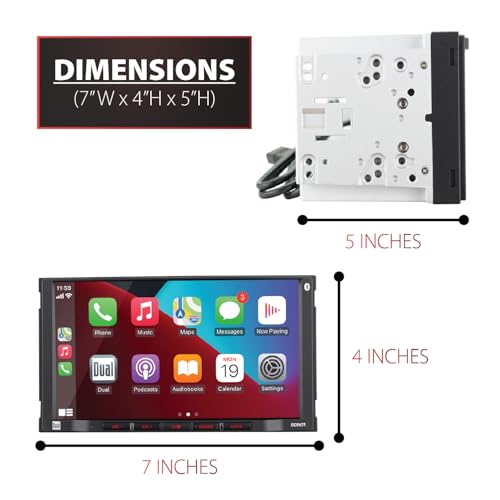 Dual Electronics DCPA71 radio con pantalla de 7 pulgadas miniatura 4