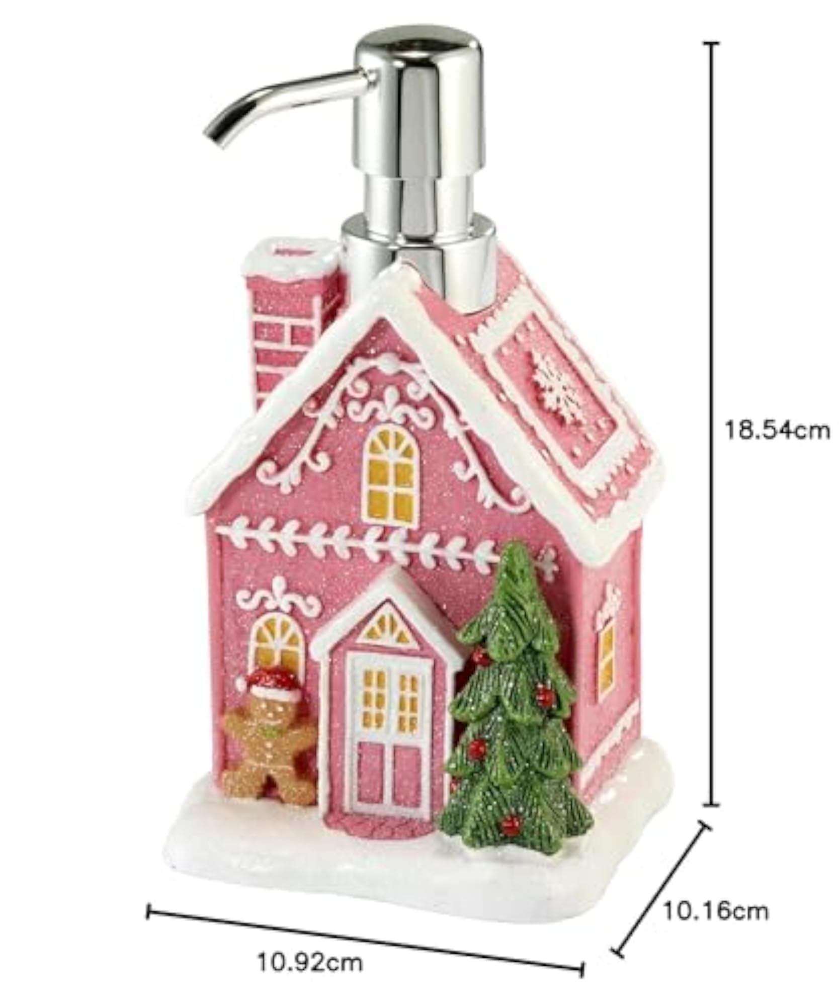 Lotion Pump/Soap Dispenser, Hand-Painted Resin