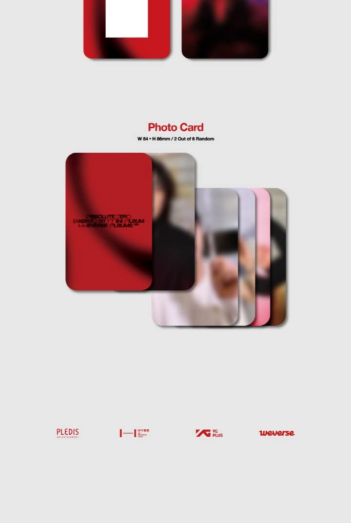 Nu'est BAEKHO Absolute Zero 1st Mini Album Weverse Platform Version Card holder+QR card+Photocard+Tracking