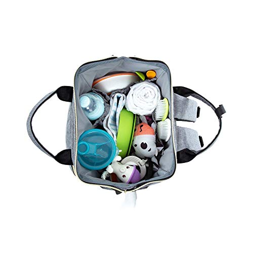 Cosco Kids, Mochila Multifuncional Peggy, Cinza Mescla