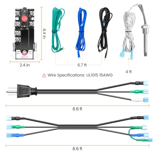 [New Upgrade] Briidea RV Electric Water Hybrid Heater Kits with Replaceable Anode Rod (Patent Pending), Electric Heat and Anode Protection, Compatible with Suburban and Atwood Water Heater (6 Gallon) by briidea - Used condition - Image 7