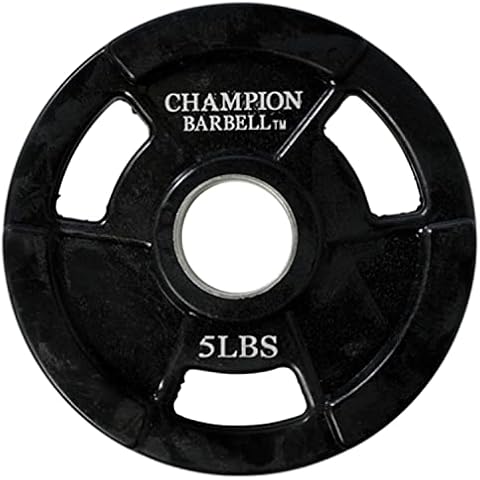 Champion Barbell 5-Pound Rubber Coated Grip Plate Cover