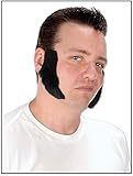 Black Sideburns Costume Add On