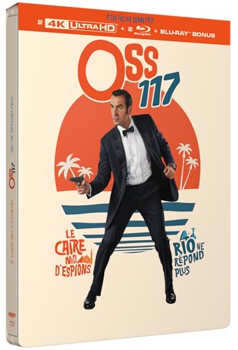 COFFRET OSS 117 : 1 & 2 - COMBO 2 UHD 4K + 2 BD - STEELBOOK [Blu-ray]