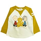 [タキヒョー] スヌーピー トレーナー キッズ 男の子 女の子 ピーナッツ 子供服 子供 赤ちゃん トップス キャラクター ベビー 80cm 90cm 95cm 100cm 110cm 120cm 130cm XYZ(Aイエロー 130cm)