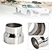 SSN Exhaust Pipe Reducer Component Adapter 4 Inch OD to 5.0 Inch OD Polished 304 Stainless Steel Universal OD 4