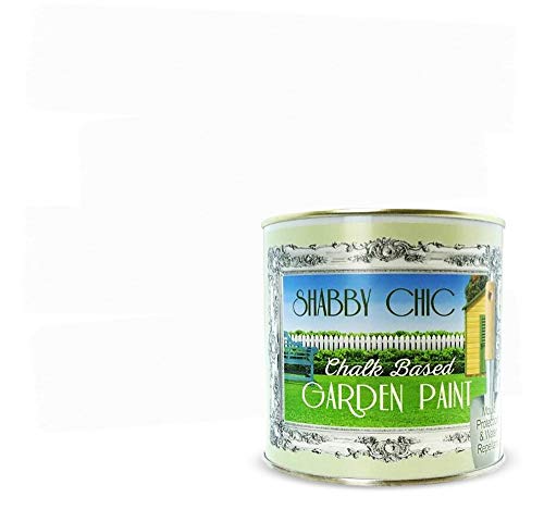 Shabby Chic Chalk Based Garden Paint 250ml (Petal White)