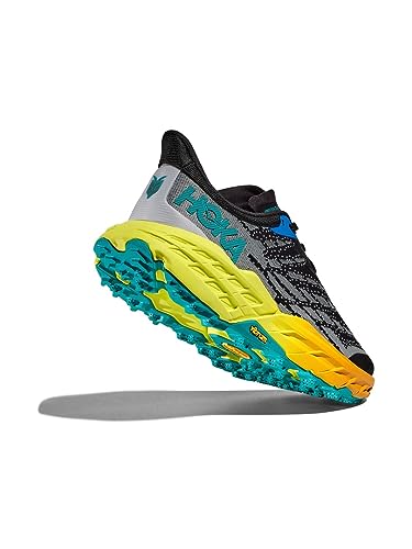 HOKA M Speedgoat 5, Zapatillas de Gimnasio Hombre, Black Evening Primrose, 43 1/3 EU