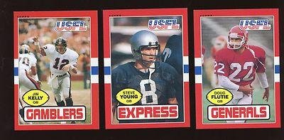 Sports Memorabilia 1985 Topps USFL Football Card Complete Set NM/MT - NFL Complete Sets