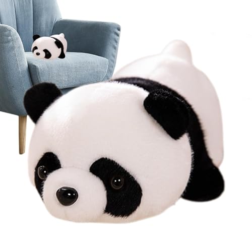 Capybara plush pour chambre d'enfant : grand doudou réversible panda et oreiller de lecture