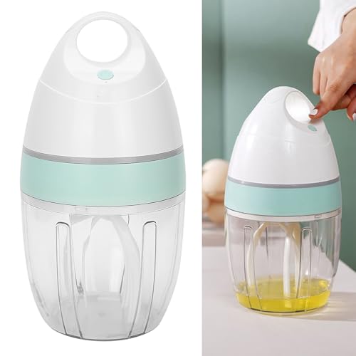 Atyhao Frullino per Uova Automatico Elettrico per Uso Domestico Miscelatore per Crema per montalatte Ricaricabile USB Utensili da Miscelatori manuali per da caffè