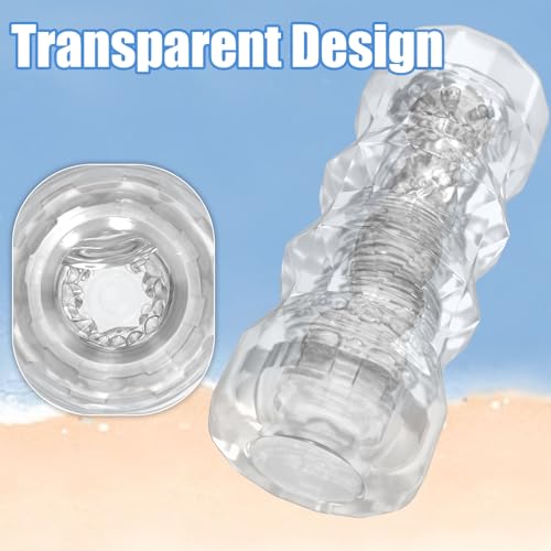Image of Male Masturbator with 3D Textured, TPE Pocket Pussy Male Sex Toy | Masturbation Sleeve with Storage Box, Penis Training Sex Toy for Men, Couple Sex Toys & Game