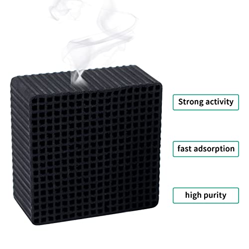 Fysetc 4Pcs Activated Carboon Charcoall Block Replacement Cube Block Ultra-Absorption For Elego Anycubiic Mini Air Purifier For Lcd/Dlp/Msla Resin 3D Printers Air Filter Parts Accessories #TOP3