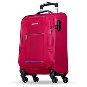 NOWI Sevilla Weichschalen Trolley M – Leichter Stoff Koffer 30L mit 4 Rollen & Zahlenschloss | Handgepäck Koffer für Damen & Herren