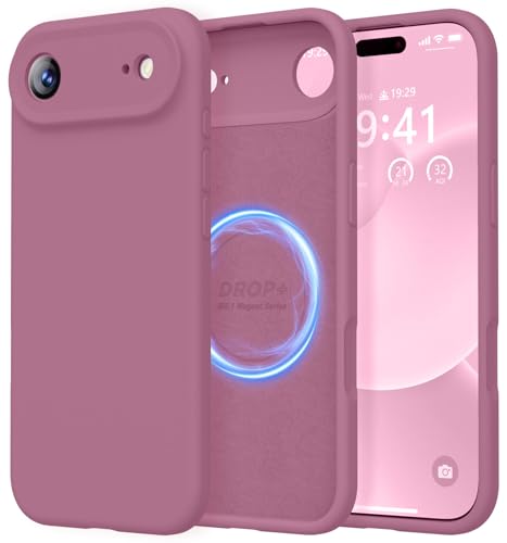 Image of LOVE 3000 Designed for iPhone Air Case, Premium Silicone [Compatible with Magsafe][Soft Anti-Scratch Microfiber Lining] Shockproof Protective Phone Case for Men Women 6.5 inch, Lavender Purple