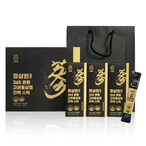 JUNGSAMHEON 6 Years Old Red Ginseng Extract 365 Stick Immune System [1Stick = Ginsenoside 12mg] Korean Panax Red Ginseng